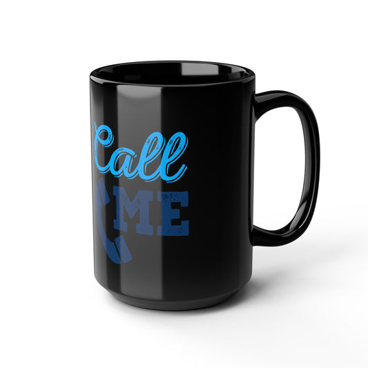 Fifth Floor Black Mugs, 15oz,