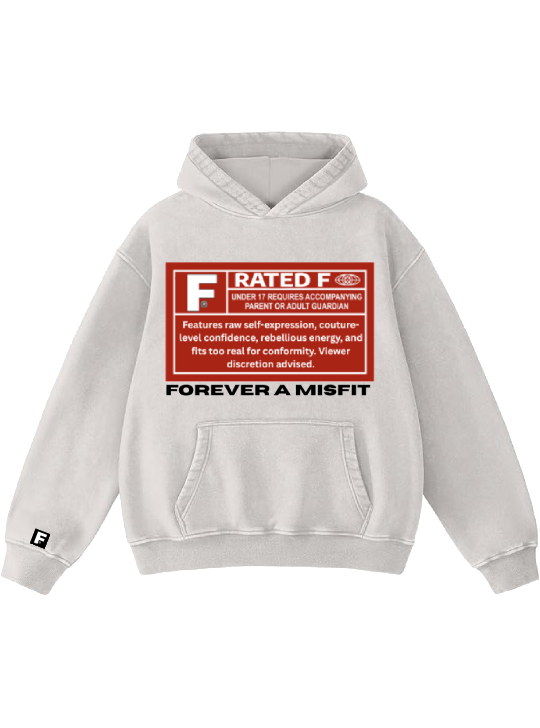 Rated F Warning Hoodie