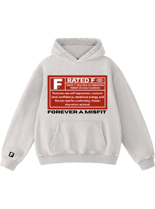 Rated F Warning Hoodie