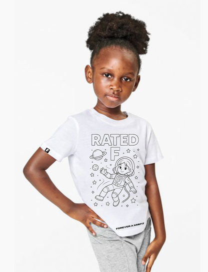 Rated F Youth “Color Your Tee” Set